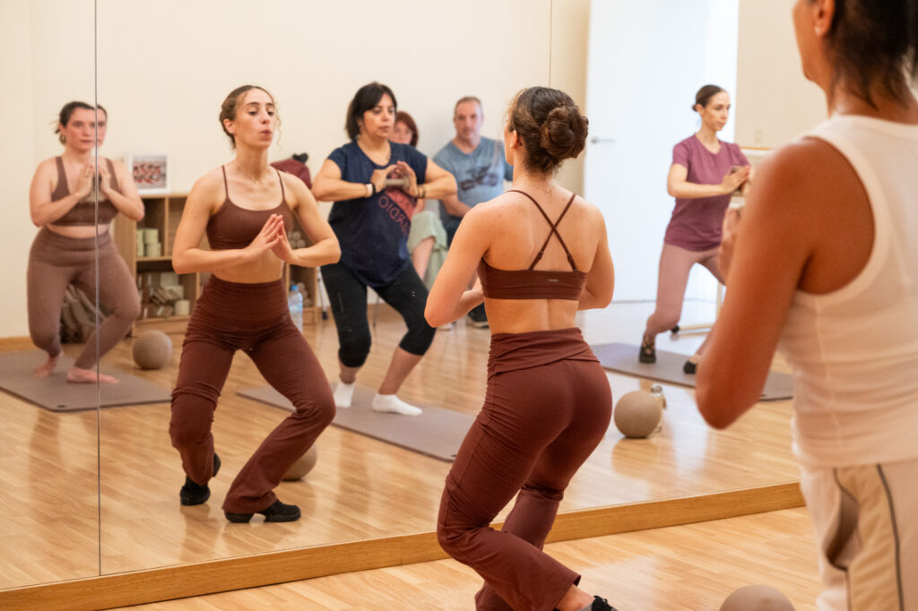 Clase de barre fit en Andrea Carrió Studio, Valencia